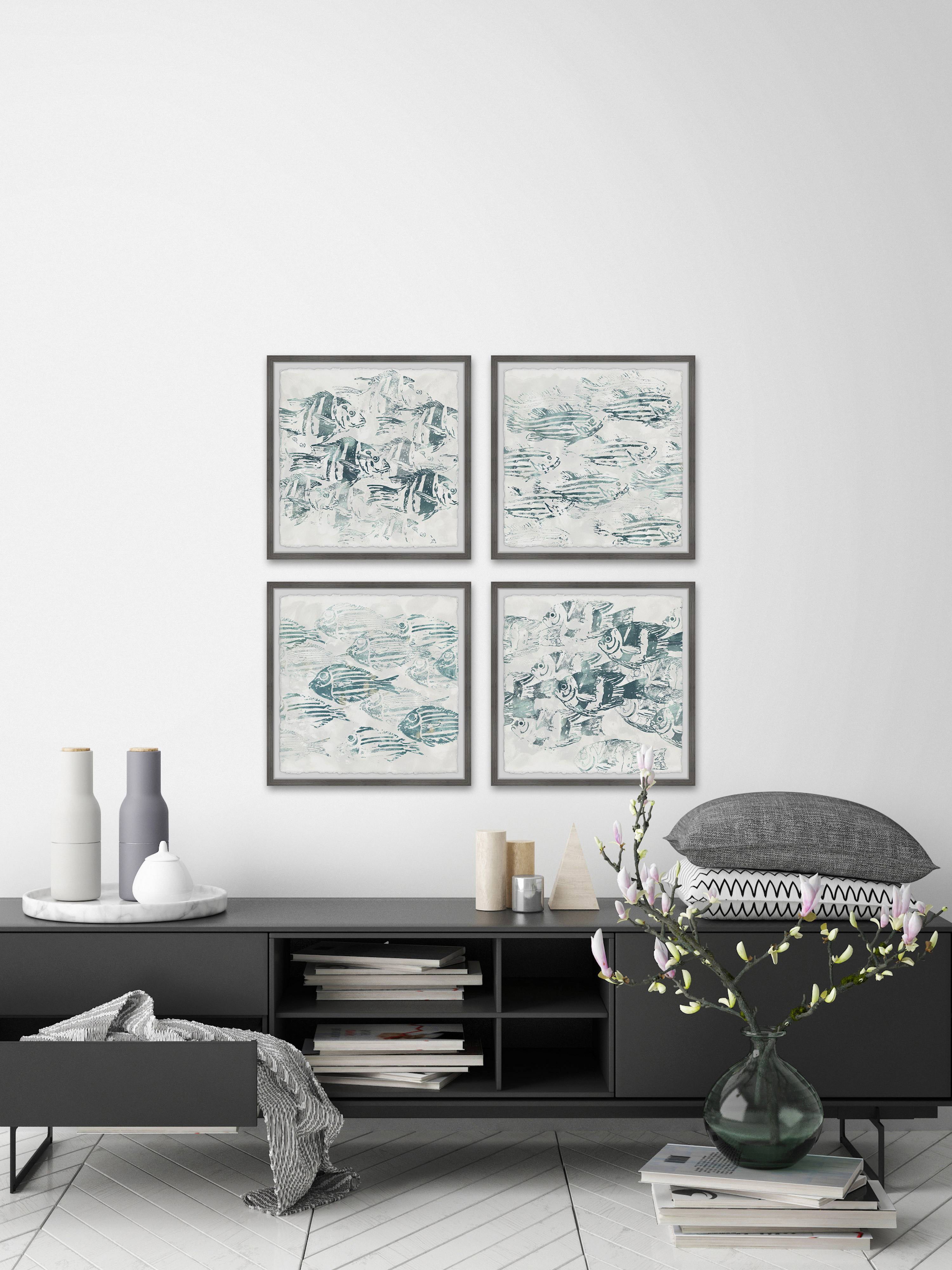 Marmont Hill Sealife Batik X Quadriptych