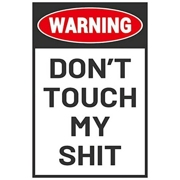 Bestylez Man Cave Do Not Touch Sign, Workshop Accessories, Garage Decor Sign, Funny Dad Gifts 12"" * 8"" (186)