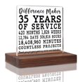 thumbnail image 1 of 35Years Employee Loyalty Gift Idea Thank You Appreciation for 35Years of Service Employee Service Recognition Award Plaque,Acrylic Decoration Signs & Plaques SOK73, 1 of 6