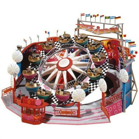 faller 140439 roundabout flipper with mtr ho scale building kit