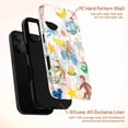 thumbnail image 4 of Curious Monkey Dreamy Playtime Phone Case for iPhone 16 15 14 13 12 11 Pro Max Plus – Colorful Pastel Cartoon Design, Shockproof Protective Cover, 4 of 6