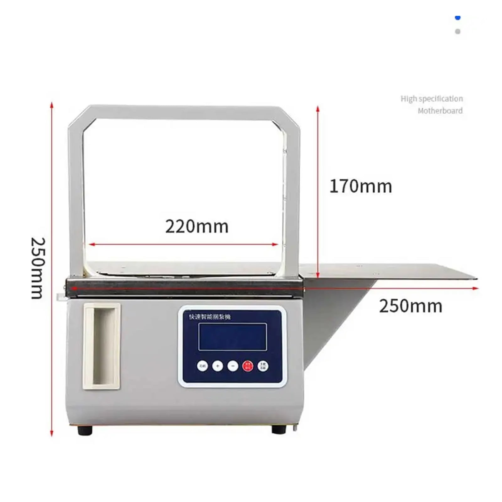 Intelligent Sensing Automatic Hot Melt Opp Tape Banding Machine, Supermarket Vegetable Bundled Machine Fast Binding Machine ,Comprehensive Strapping Machine