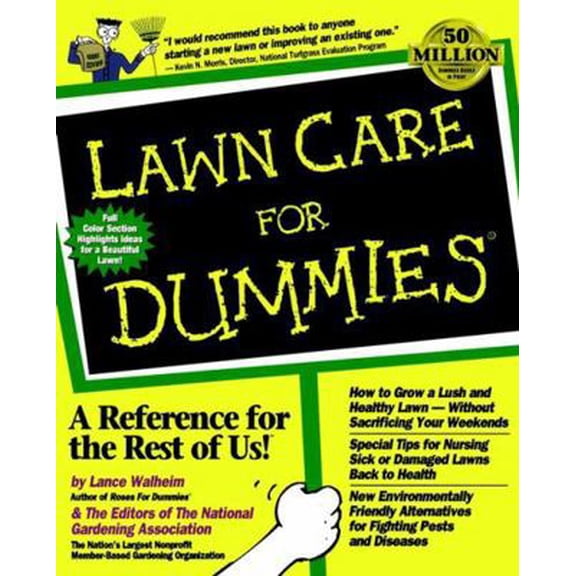 Pre-Owned Lawn Care For Dummies (Paperback) 0764550772 9780764550775