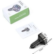 Bluetooth 5.3 FM Transmitter Car Adapter, Wireless Adapter Car Kit, 48 W (PD 36 W & 12 W) 3.0 Fast USB Charger, Hands Free Calling, Bass Lossless Hi-Fi Sound Support U Disk