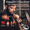 thumbnail image 3 of Monitor de actividad física Smart Ring Jawploy Sleep HR, negro, 3 of 7