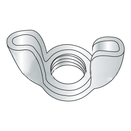 

4-40 Stamped Wing Nuts / Steel / Zinc (Quantity: 2 000 pcs)