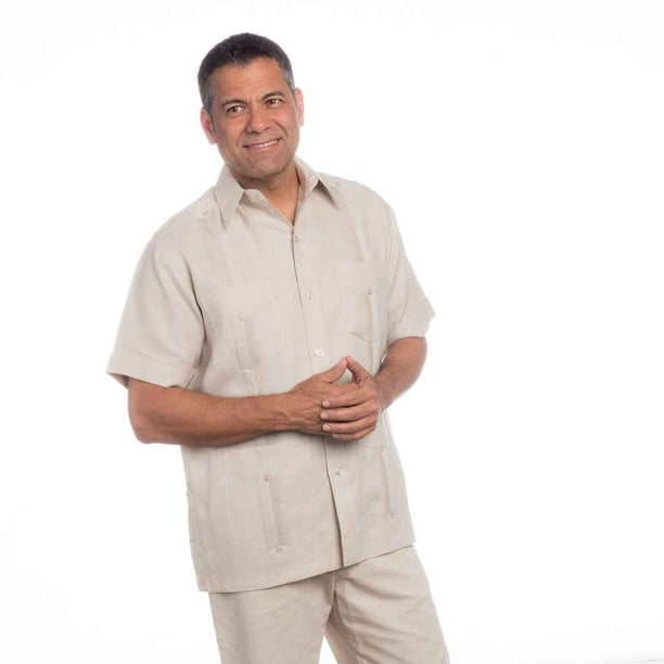 Mojito Mojito Signature Short Sleeve Guayabera Shirt Size 3x Color Sand Walmart Com Walmart Com Mojito Mojito Signature Short Sleeve Guayabera Shirt Size 3x Color Sand Walmart Com Walmart Com