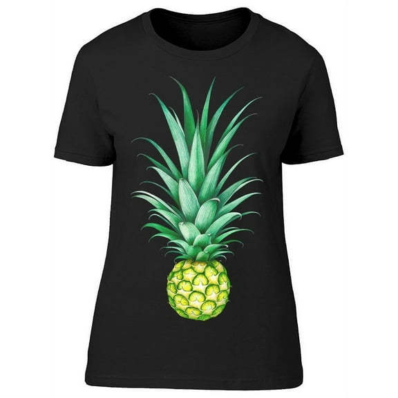 Yellow Pineapple T-Shirt Women -Image by Shutterstock, Female Large