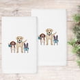 thumbnail image 2 of Linum Home Textiles Dogs - Embroidered Luxury 100% Turkish Cotton Hand Towels (Set of 2), 2 of 3