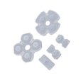 thumbnail image 1 of facefd Kit de Remplacement de Boutons Conducteurs en Caoutchouc pour Manette PS4, 1 of 9