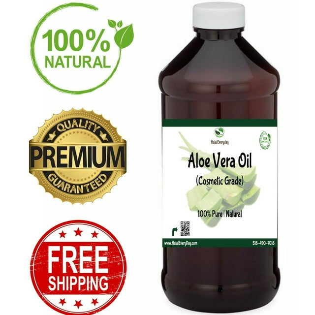 Aloe Vera Oil 1 Gallon -100% Pure Organic Cold Pressed Carrier Liquid Skin Hair Face BULK