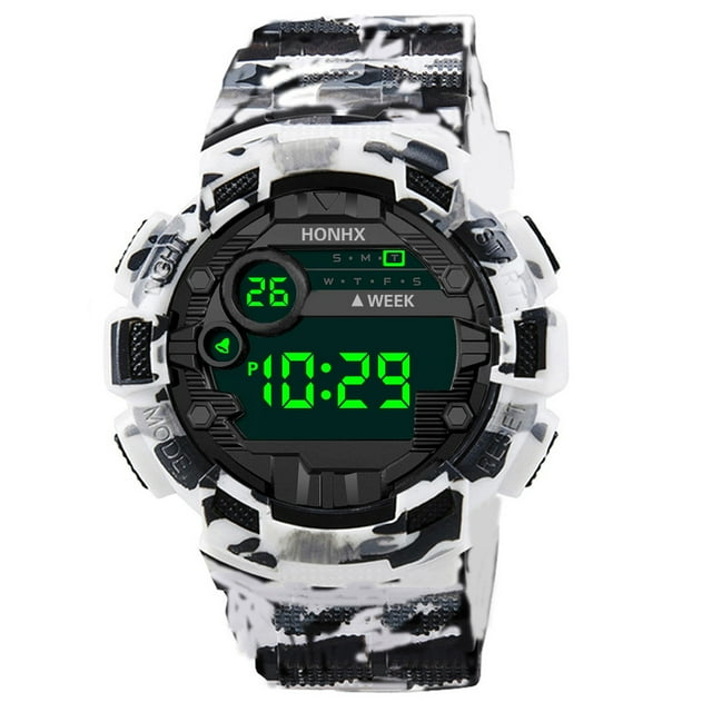 Reloj deportivo para hombre, relojes para hombre, reloj digital LED para hombre, reloj deportivo con fecha para hombre, reloj electrónico para exteriores, reloj general