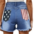 thumbnail image 7 of Summer Denim Shorts for Women High Waisted Distressed Ripped Jean Shorts Casual Stretch Vintage Hot Shorts with Pockets, 7 of 7