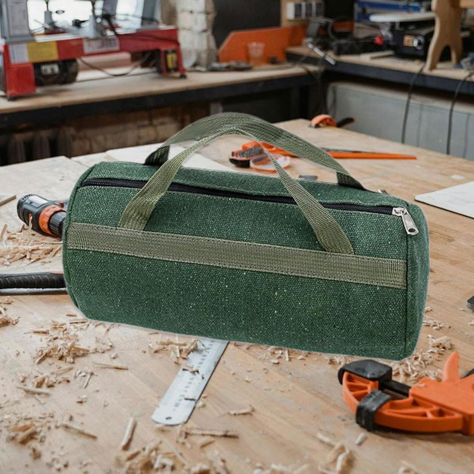 Tool Bag Tool Tote Tool Organizer Heavy Duty Canvas for Electricians Mechanics and Home Improvement