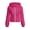 Hot Pink, variant on Womens Soft Fleece Long Sleeve Full Zip Hooded Sweatshirt Fitted Track Jacket Warm Activewear with Drawstring Pocket for Workout Running, Purple, XL