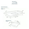 thumbnail image 5 of Transolid VT42.5x22-1KU-94-A-W-1 42.5 in. Solid Surface Vanity Top with Single Hole and Rectangular Undermount Sink, Sand Mountain, 5 of 7
