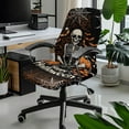 thumbnail image 2 of Renewold Skeleton Spider Web Bat Office Chair Cover Universal Stretch Desk Chair Cover with Elastic Bottom Removable Computer Chair Cover for Armrest Chairs Home Halloween Decor, S, 2 of 7