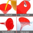 thumbnail image 5 of Plastic Funnels for Motor Oil, Coolant and More - Ideal for Home and Restaurant Use, 5 of 8