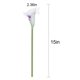 thumbnail image 4 of 48 Piezas de Flores Artificiales de para Bricolaje Nupcial Boda Ramo Centros de Mesa Decoración(PúRpura en Blanco), 4 of 5