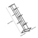 thumbnail image 4 of PTOOTP Soporte para plantas plegable Soporte para plantas escalonado Soporte para plantas estrecho Estante para plantas de 7 niveles, 4 of 4