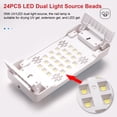 thumbnail image 4 of TFixol Dual-Function Foldable Nail Curing Lamp with 24 LED Beads, 72W UV/LED Light Source, Adjustable Timer, and Comfortable Hand Rest for Home or Salon Use, 4 of 6