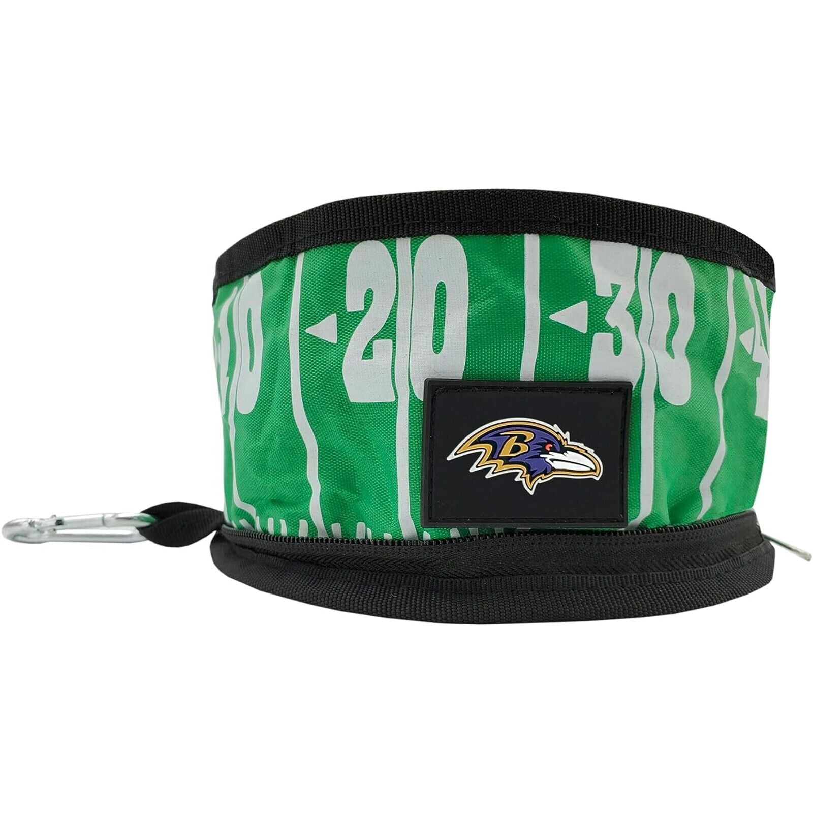 Pets First NFL Baltimore Ravens Collapsible Dog Travel Bowl, Food and Water Bowl for Dogs, Best Portable & Lightweight Leak-Proof Dog Bowl for Travel