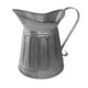 thumbnail image 1 of Jarra de leche de metal galvanizado Benzara estilo vintage gris, 1 of 2