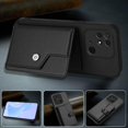 thumbnail image 2 of FOXDOCK Case for Xiaomi Redmi 10C RFID-Blocking Card Holder - Stylish Button Closure Design, 2 of 4