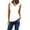 White, variant on Tiqkatyck Tank Top for Women Ladies' Fashion Summer Top Casual Solid Color Sleeveless Shirts Tank Tops With Built In Bras Summer Tops for Women Army Green L