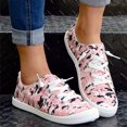 thumbnail image 2 of YOUYEDIAN Sneakers for Women Fashion Camouflage Print Comfy Slip On Versatile Flats Non Slip Soft Casual Walking Shoes, 2 of 5