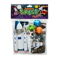 thumbnail image 2 of Jumbo Playset - Space from Deluxebase. 9-Piece Large Space Figurines Toy Set. Bag of Space Toys including Space Shuttle, Rocket and Astronauts. Great Space Gifts and Party Favors., 2 of 7