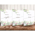 thumbnail image 3 of Cactus Design Table Number Cards Double Sided Party Table Numbers for Reception Baby Shower Anniversary Birthday Bridal Party 4x6 50 Pcs, 3 of 3