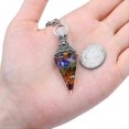 thumbnail image 3 of Pendulum Crystal Necklace, Vintage Pendulum Healing Stones Pendulum for Fortune Telling Reiki Healing Dowsing Medication, 3 of 5