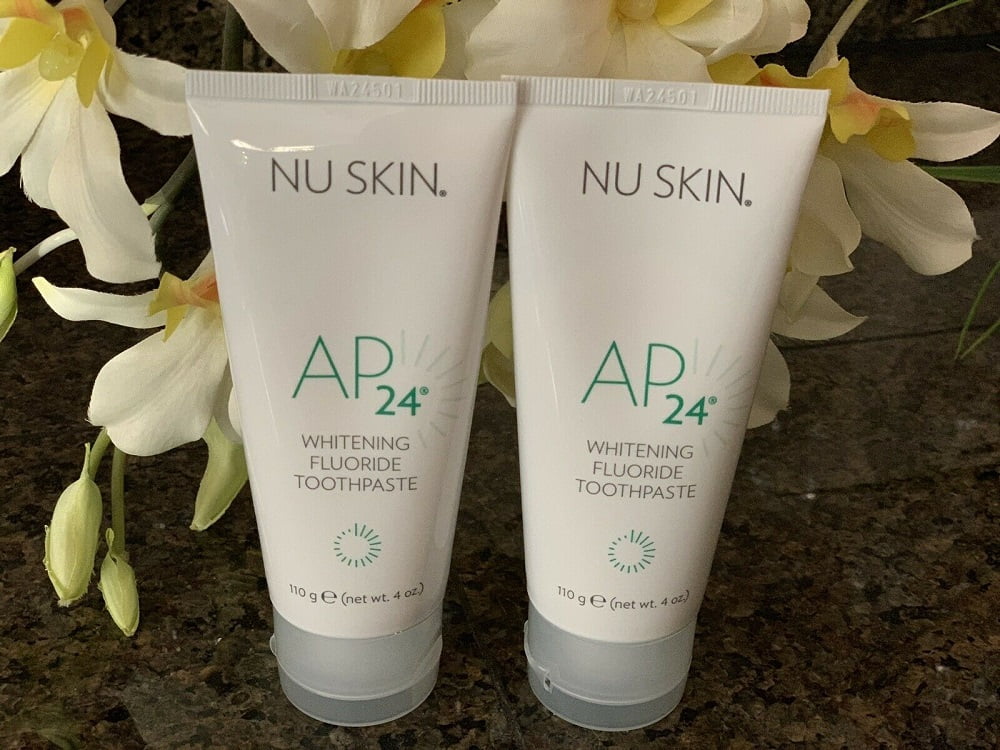 Nu Skin nuskin Authentic AP-24 Whitening Fluoride Toothpaste-2 Tubes-Exp 2022