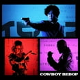 thumbnail image 2 of Junior's Cowboy Bebop Character Boxes Graphic Tee Black Medium, 2 of 3
