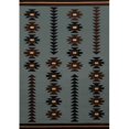 thumbnail image 1 of United Weavers 511 31460 35C 2 ft. 7 in. x 4 ft. 2 in. Designer Contours CEM Painted Arrow Mat Rug, Blue, 1 of 1