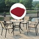 thumbnail image 4 of Cojín de asiento Yotijar antideslizante para comedor decoración hogar rojo, 4 of 10