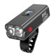 thumbnail image 3 of Faro delantero para bicicleta con carga USB y pantalla de alimentación, luz delantera ligera para ciclismo al aire libre, 3 of 13