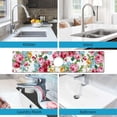 thumbnail image 4 of Kitchen Sink Splash Guard Faucet Mat -1 PC Super Absorbent Fast Drying Mat Sink Gadgets-Splash Guard Behind Faucet Drip Catcher for Kitchen, Bathroom,Sink Mat, Dish Drying Mat, Bathroom(23.5" X 5.5" ), 4 of 5