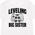 thumbnail image 4 of Inktastic Leveling up To Big Sister Girls Long Sleeve Toddler T-Shirt, 4 of 5