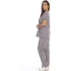 thumbnail image 2 of Conjuntos médicos para mujer con seis bolsillos (cuello en V y pantalón tipo cargo), 2 of 3