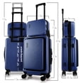 thumbnail image 2 of Equipaje de mano TRAVELARIM 56 x 36 x 25 cm con bolsa de cosméticos, color azul marino, 2 of 9