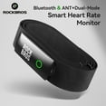 thumbnail image 3 of ROCKBROS Cycling Heart Rate Sensor Chest Strap Monitor Bluetooth Data Tracker Waterproof & Adjustable ANT for Running/Work Out/Cycling/Sport, 3 of 15