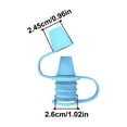 thumbnail image 3 of Water and Juice Bottle Topper, Soft Silicone Leak Proof Spout Conversion Cap to Make Spill Proof Drinks for Toddlers, Kids, or Adults, Travel Essential, 3 of 5