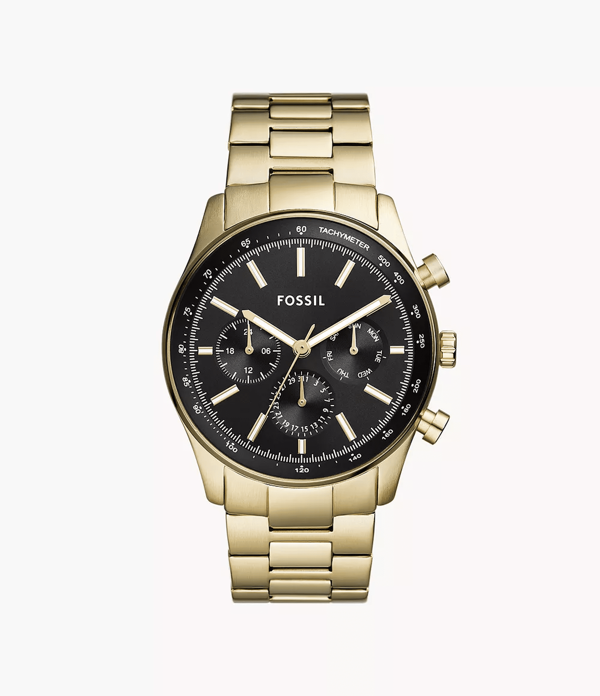 FOSSIL 腕時計 女性BQ3852 ゴールド Fossil BQ3852 Kerrigan Three-Hand Gold-Tone Stainless Steel