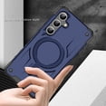thumbnail image 4 of Allytechgroup Case for Samsung Galaxy A16 5G, [Compatible with Magsafe] Wireless Charging Shell with Card Pockets [Military Grade Drop Protection] Rugged Hard Back & Shockproof TPU Bumper Cover, Blue, 4 of 12