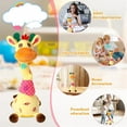 thumbnail image 2 of Musical Giraffe Toy – Sings, Dances & Repeats What You Say, Dancing Giraffe Toys, Electronic Giraffe Plush Toy, Interactive Mimicking Toy with Recording, Shining LED Lights, 2 of 7
