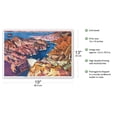 thumbnail image 2 of Hoover Dam Black Canyon of the Colorado - Nevada Arizona - United Air Lines - Vintage Airline Travel Poster by Millard Sheets c.1952 - Master Art Print (Unframed) 13in x 19in, 2 of 4