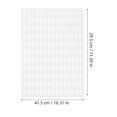 thumbnail image 2 of Pegboard Wall Organizer Kit for Kitchen Storage 1Set White Plastic, 2 of 4