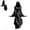 #ZZH1 B, variant on Gothic Hooded Lady Statue – Resin Dark Fantasy Figurine, Dark Academia Shelf Sitter Sculpture, Black Hooded Woman Collectible Home Decor for Bookshelf Desk Mantel, Ethereal Lady Reaper